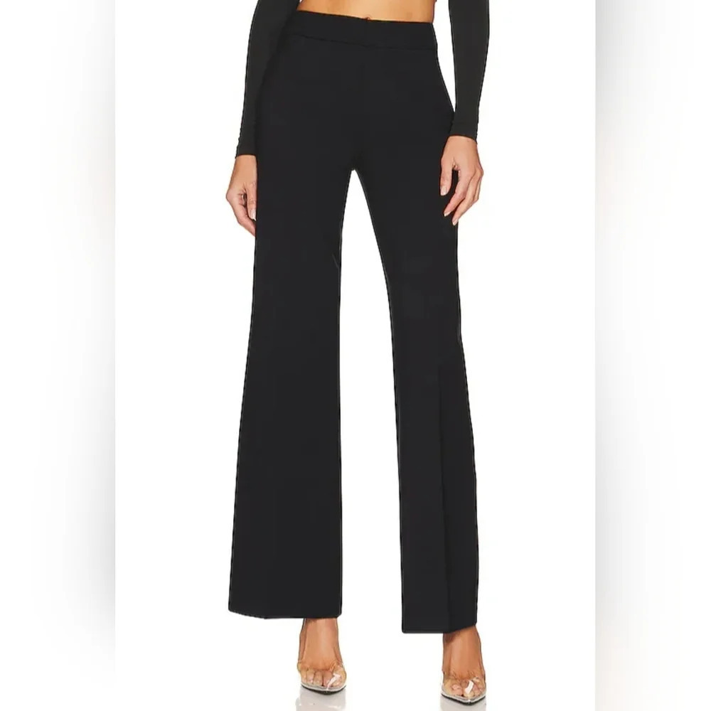 Spanx The Perfect Pant wide leg in classic black size large New Buisness casual